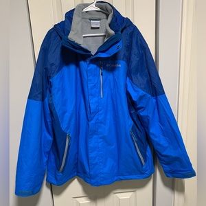 Columbia Men’s Interchange 2 in 1 Winter Coat Size XL